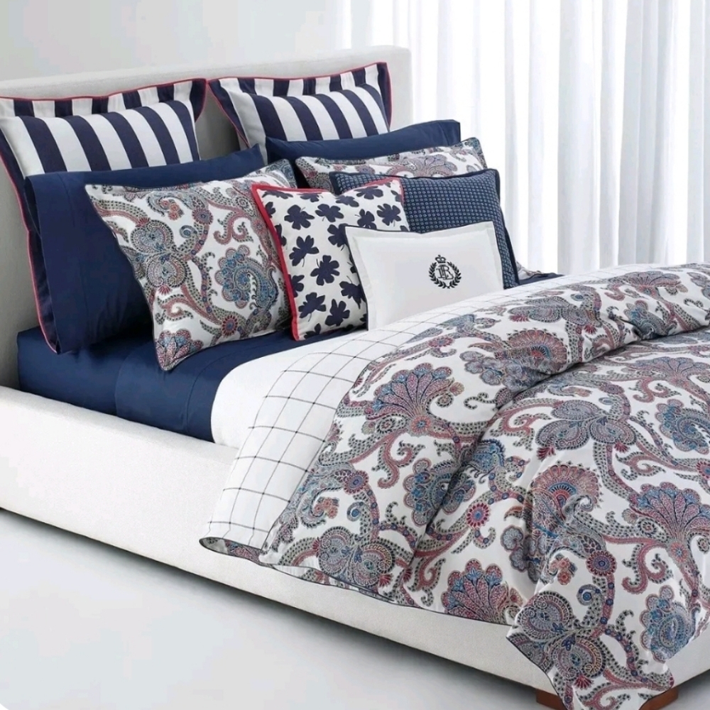 9pc Ralph Lauren Carter Paisley King duvet set